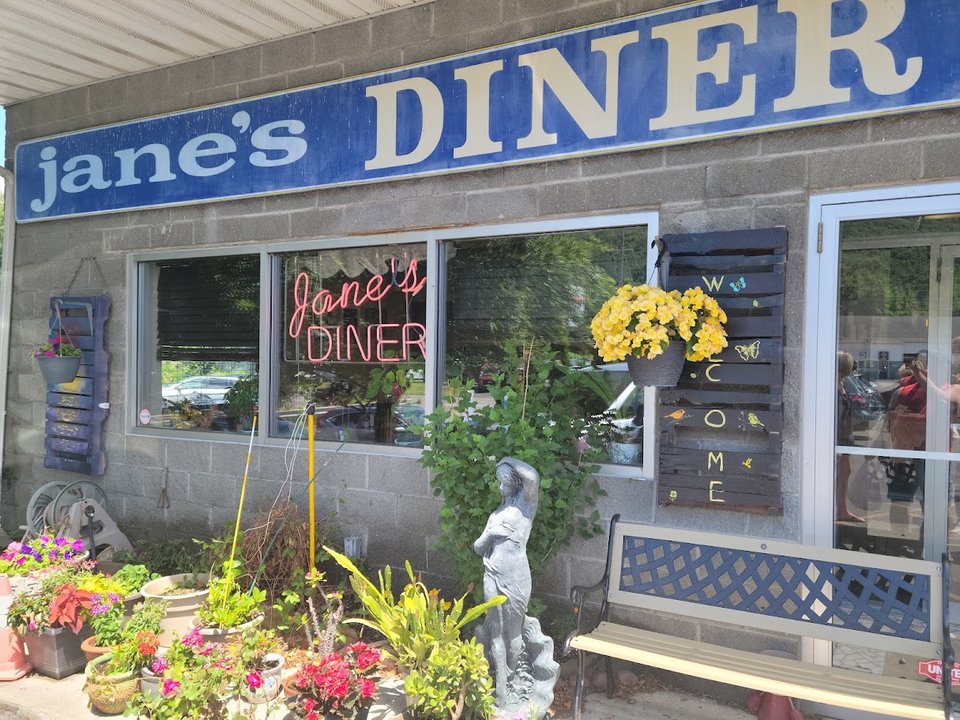 Jane's Diner storefront with a straightforward roadside look.